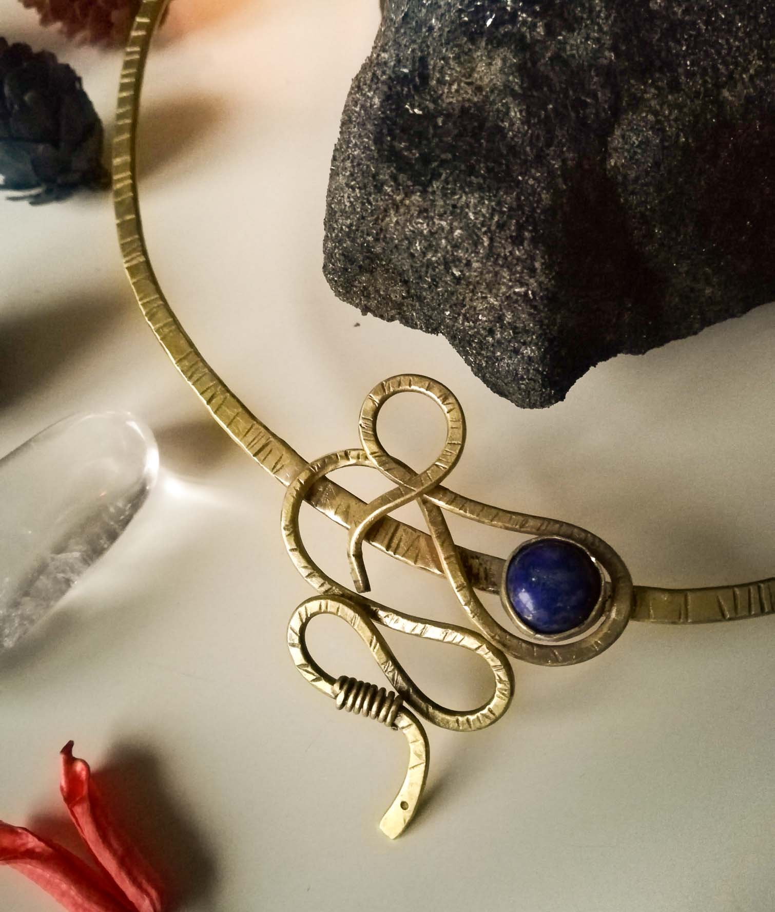 Collana rigida Snake - immagine 2